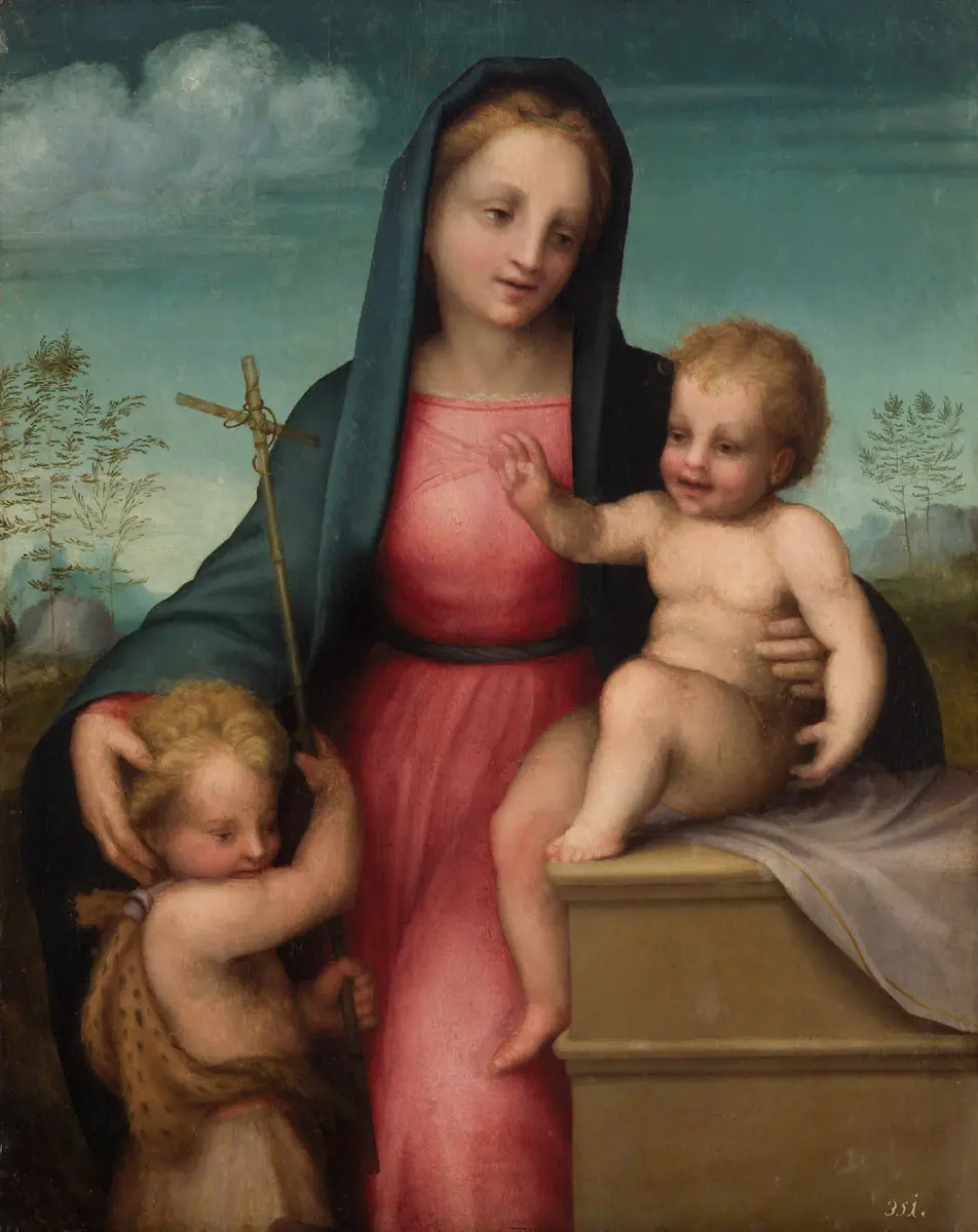 Maria mit Kind und Johannesknaben