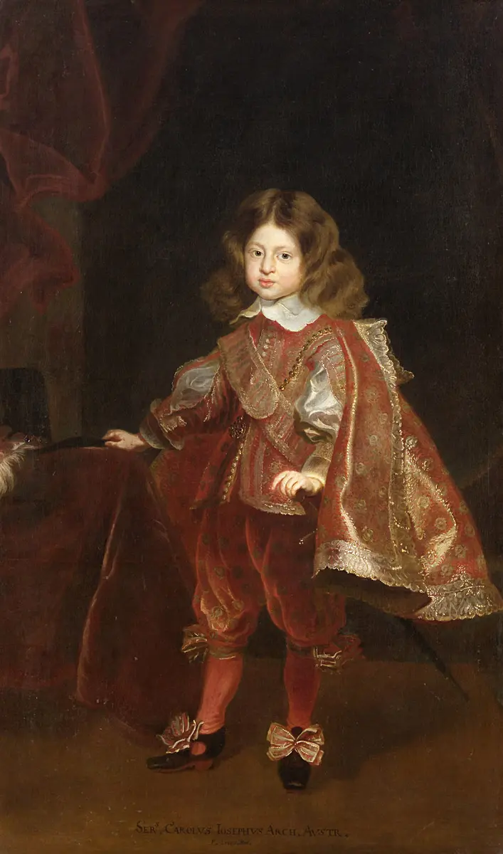 Porträt von Erzherzog Karl Joseph (1649-1664), Sohn von Ferdinand III.