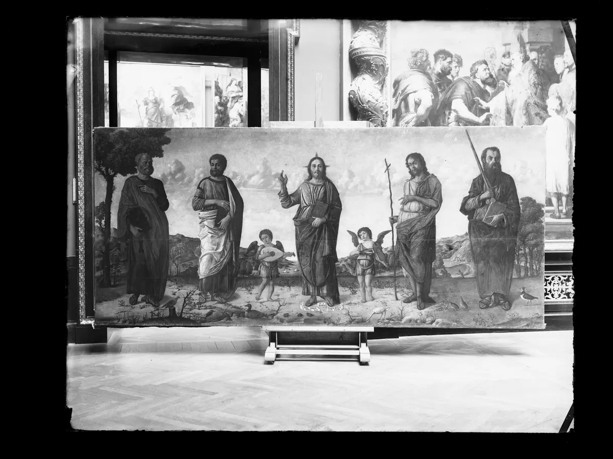 Christus mit Heiligen