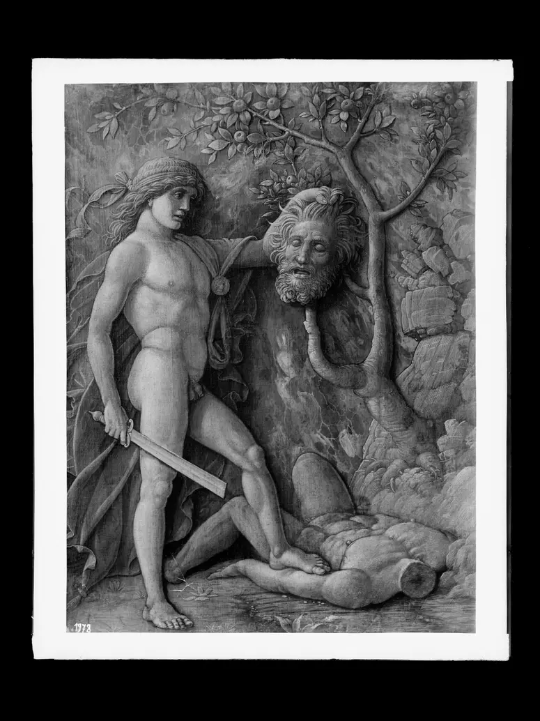 David mit dem Haupt des Goliath