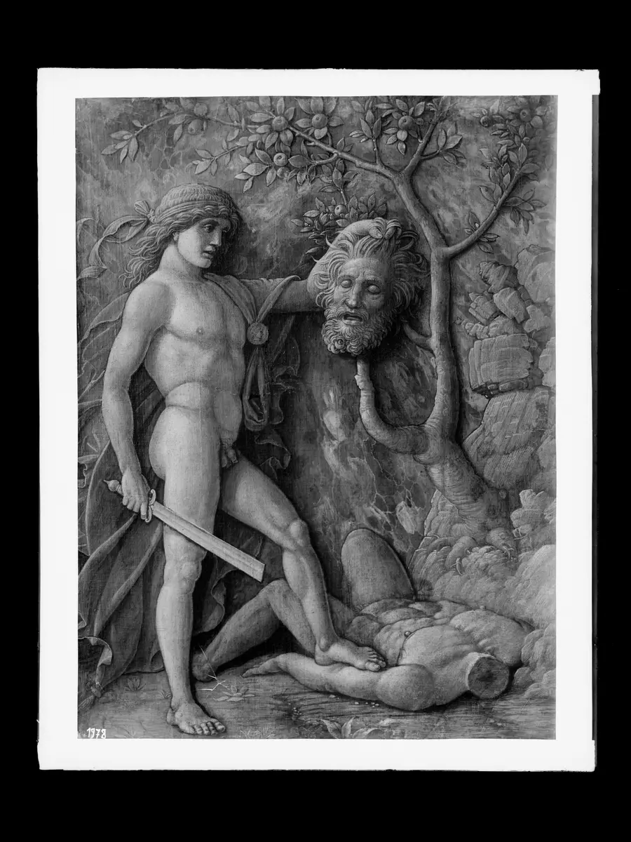 David mit dem Haupt des Goliath
