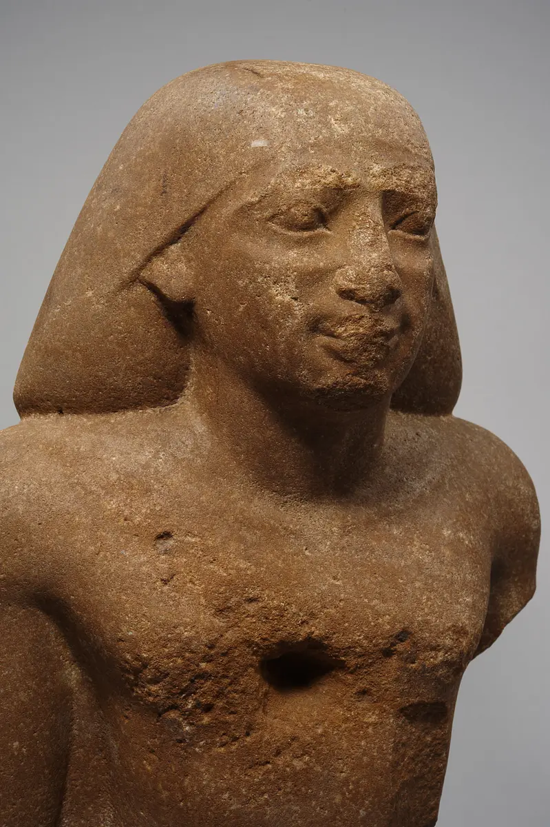 Büste der Statue eines Mannes