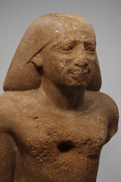Büste der Statue eines Mannes