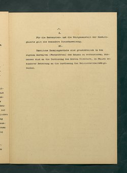 Dienstvorschrift für das Kunsthistorische Museum in Wien