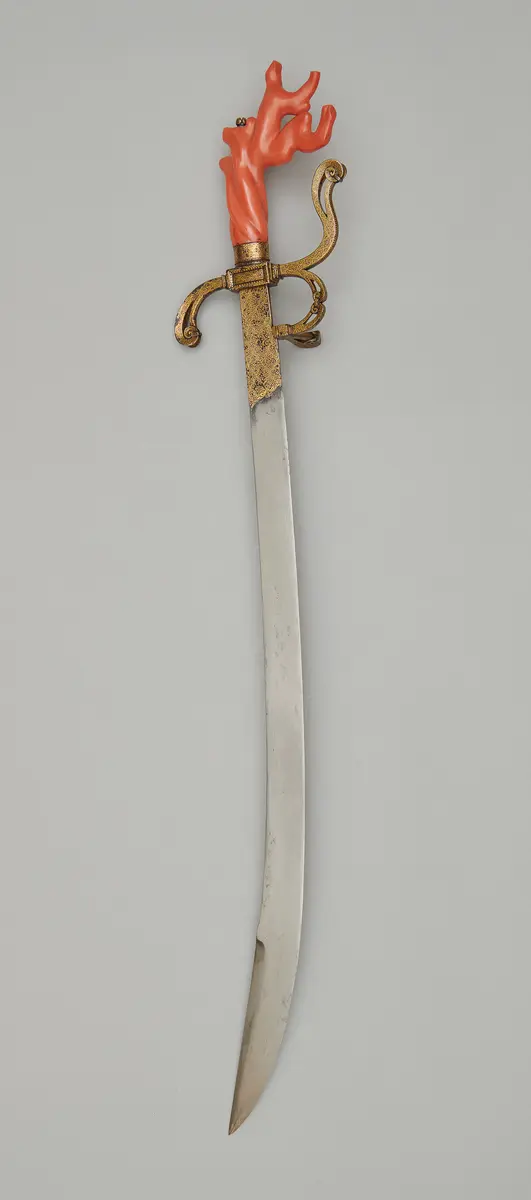 Korallensäbel, Kordelatsch, Coltelaggio, Malchus, Malchus (mit Scheide)