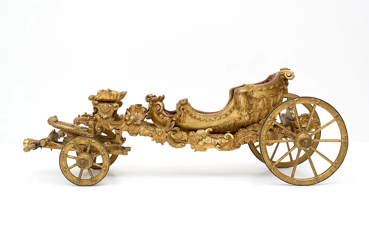 Vergoldeter Karussellwagen Maria Theresias