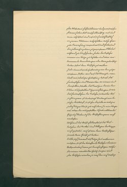 handschriftliche Dienstordnung für Museumsaufseher