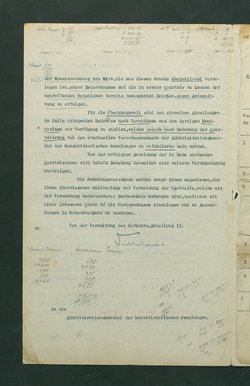 Bestimmungen zu den Agenden der provisorischen Verwaltung durch den Hofärar