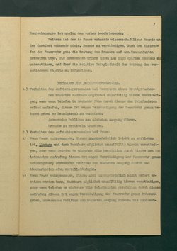 Entwurf einer Feuerlöschordnung für das Kunsthistorische Museum, 1926