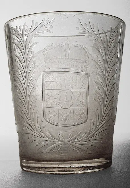 Becher mit Portrait des Kurfürsten Friedrich III. von Brandenburg