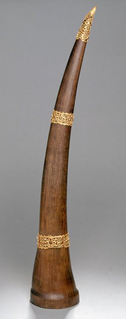 Rhinoceros Horn with Filigree Ornament