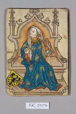 Spielkarte, Heiliges Römisches Reich, Königin, aus dem sog. Hofämterspiel