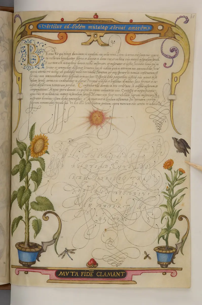Schriftmusterbuch; 127 Blatt Pergament