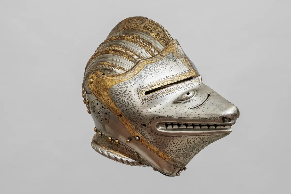 Geschlossener Helm; sogenannter Fuchshelm