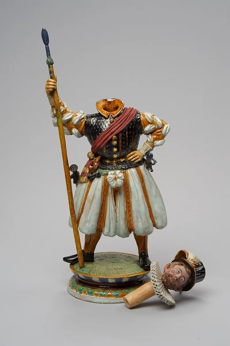 Landsknecht als Scherzgefäß
