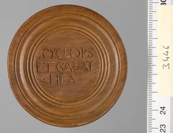 Cyclops und Galathea; Spielstein für das Brettspiel für den "Langen Puff"