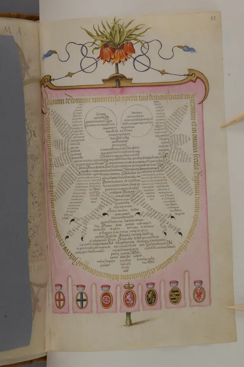 Schriftmusterbuch; 127 Blatt Pergament