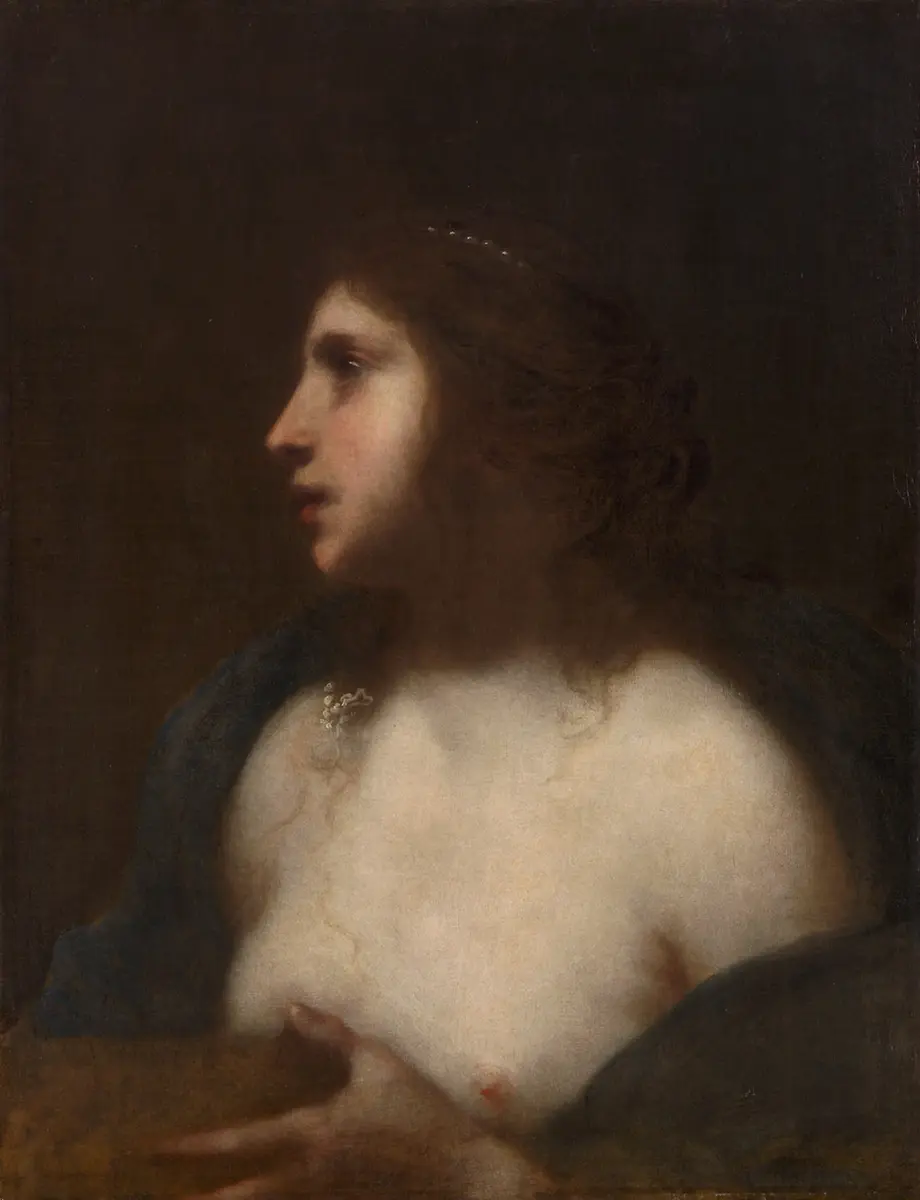 Büßende Maria Magdalena (?) (Halbfigur)