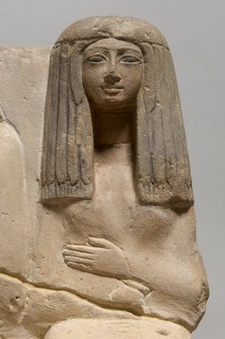 Statuengruppe des Meri-ptah, des Sa-aset und der Kafi