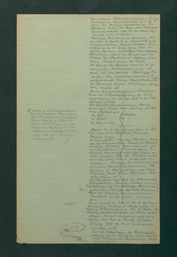 Entwurf einer Besuchsordnung für das Kunsthistorische Museum, Winter 1919/20