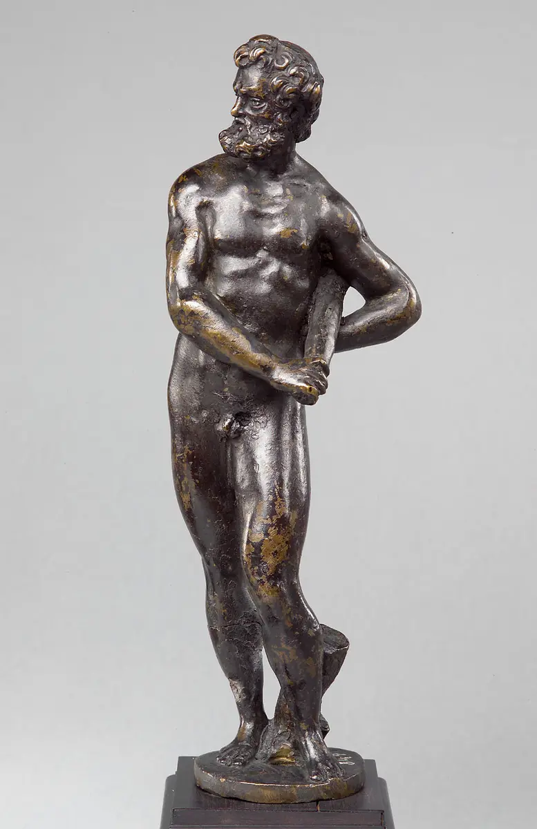 Statuette, Kleinbronze, Herkules, Herakles