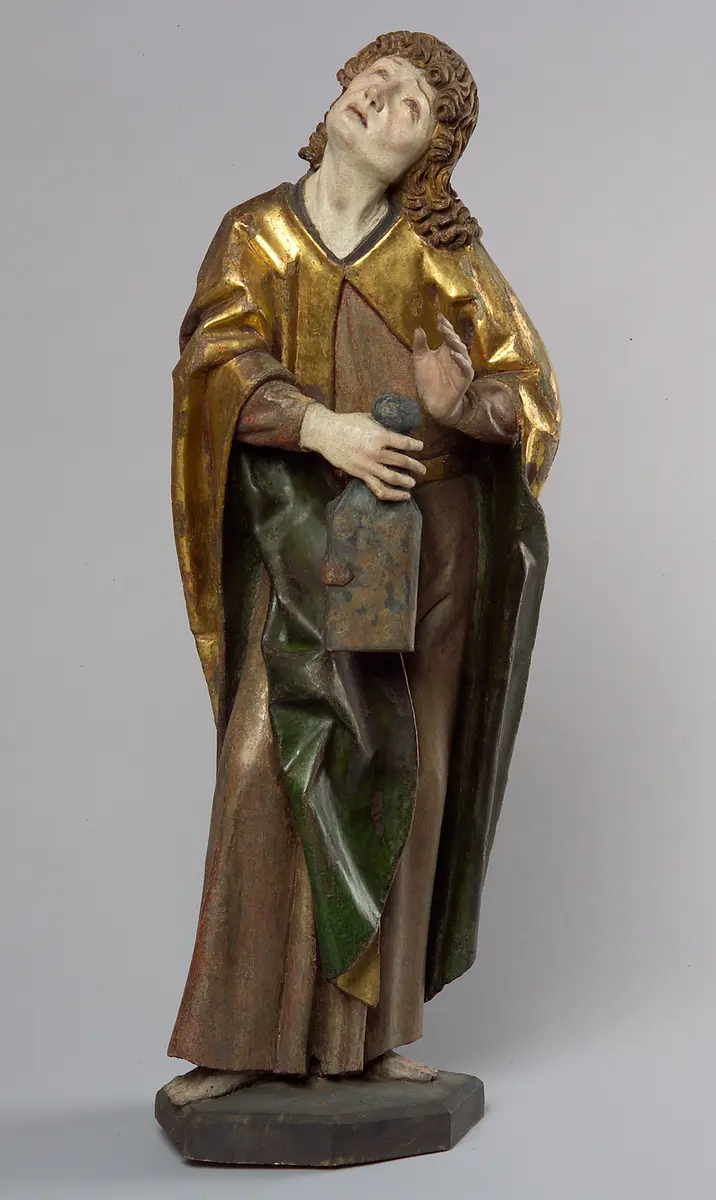 Flügelaltar und hll. Maria und Johannes