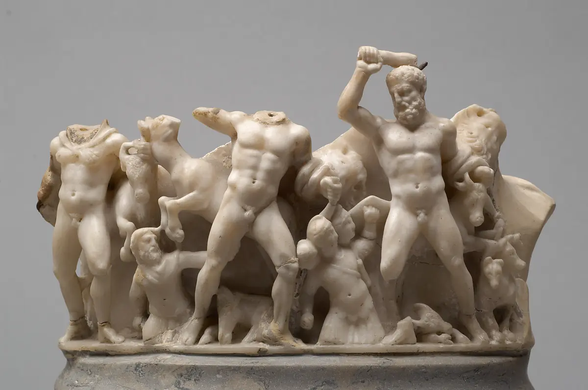 3 Arbeiten des Herkules, Arbeiten des Herkules, Relief