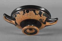 Jüngling beim Gelage