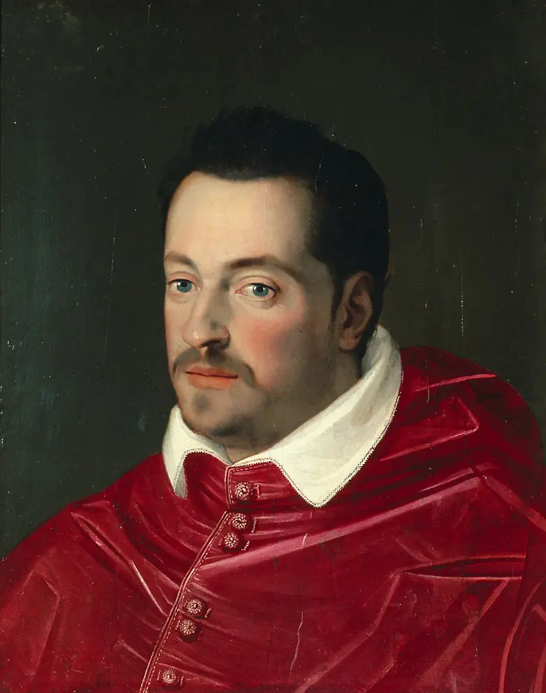 Großherzog Ferdinando I. (1549-1609) von Toskana als Kardinal, Brustbild