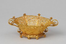Körbchen aus Goldfiligran