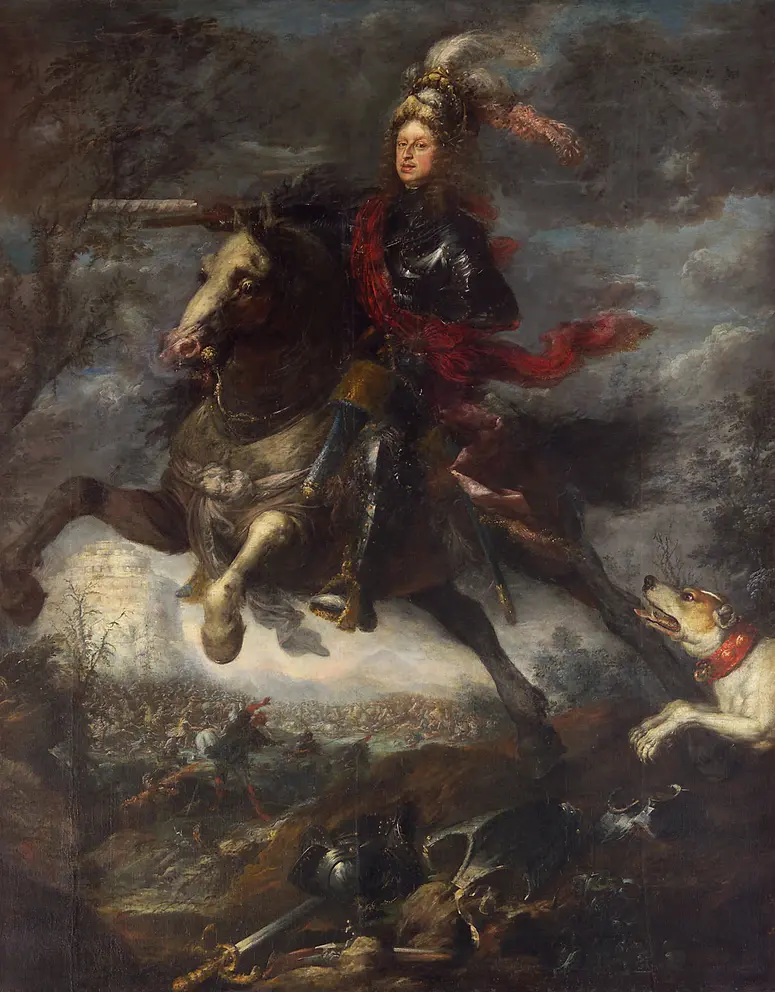 Erzherzog Ferdinand Karl von Tirol (1628-1662) zu Pferd