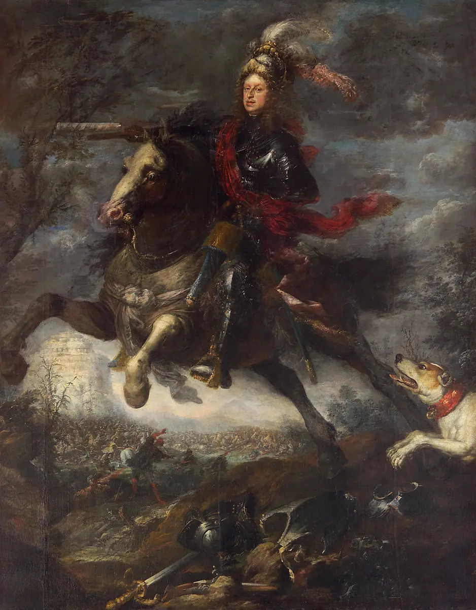 Erzherzog Ferdinand Karl von Tirol (1628-1662) zu Pferd