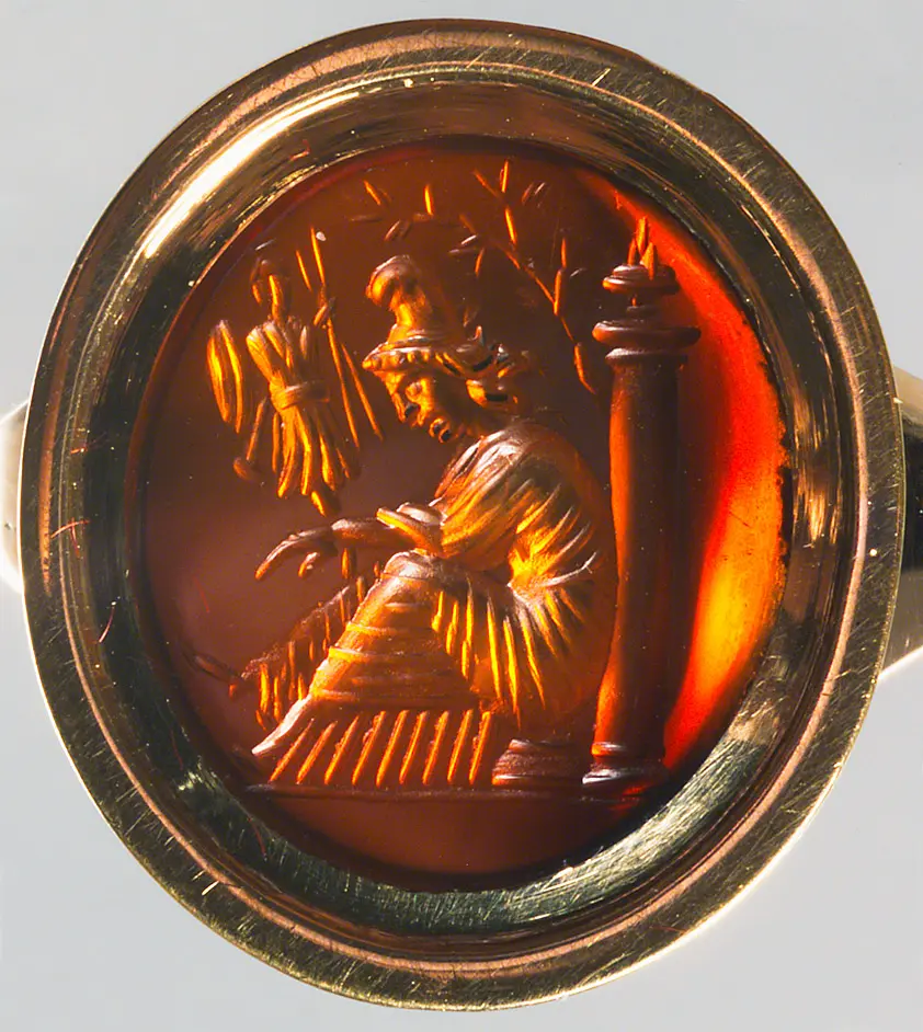Trauernde Barbarin