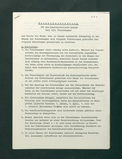 Feuerlöschordnung für das Kunsthistorische Museum, Teil III: Schatzkammer