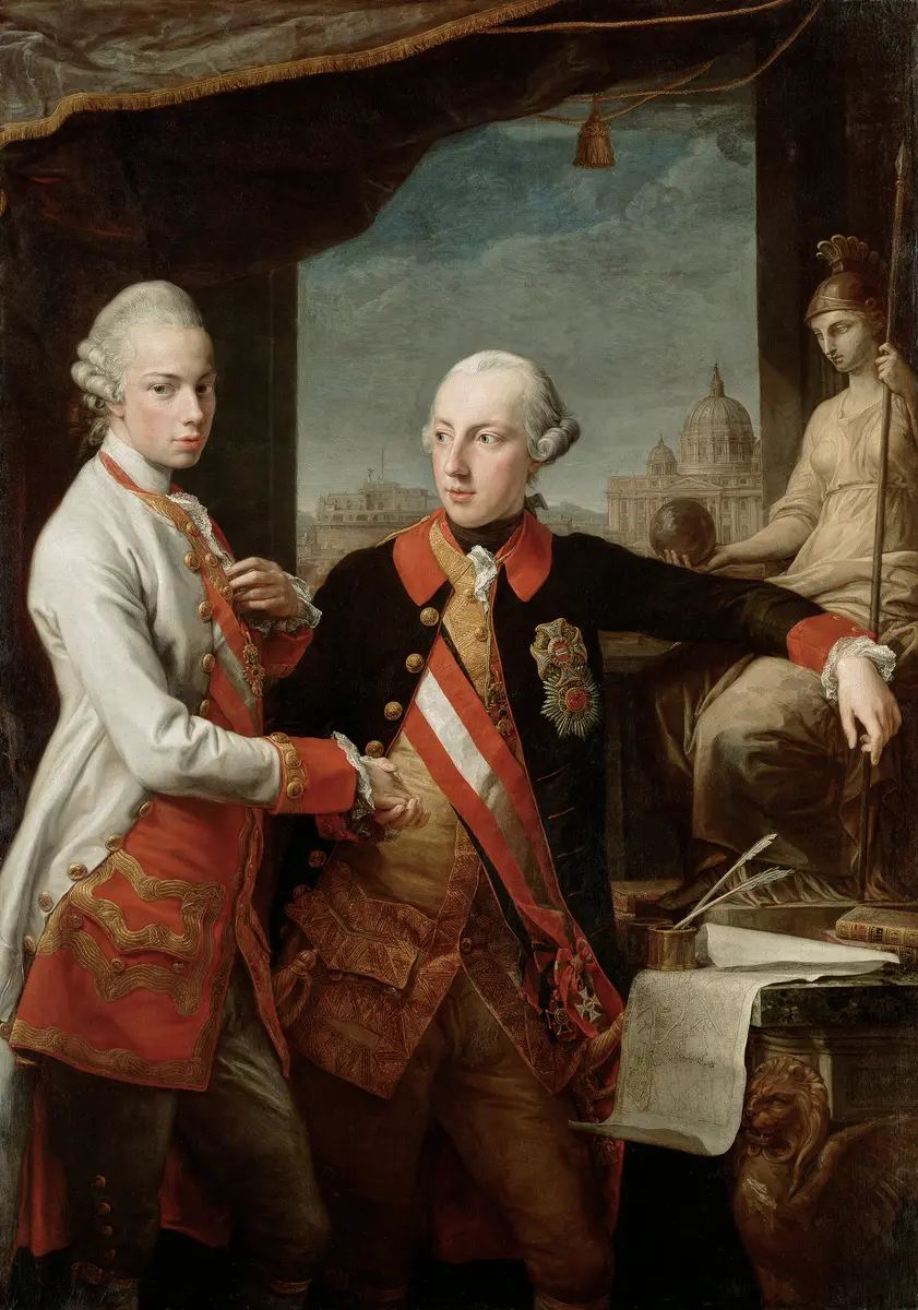 Kaiser Joseph II. (1741-1790) und Großherzog Pietro Leopoldo von Toskana (1747-1792)