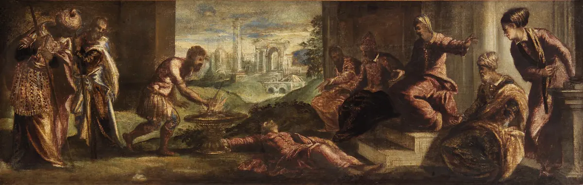Mucius Scaevola vor Porsenna