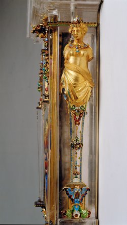 Hausaltärchen mit Christus und der Samariterin am Jakobsbrunnen