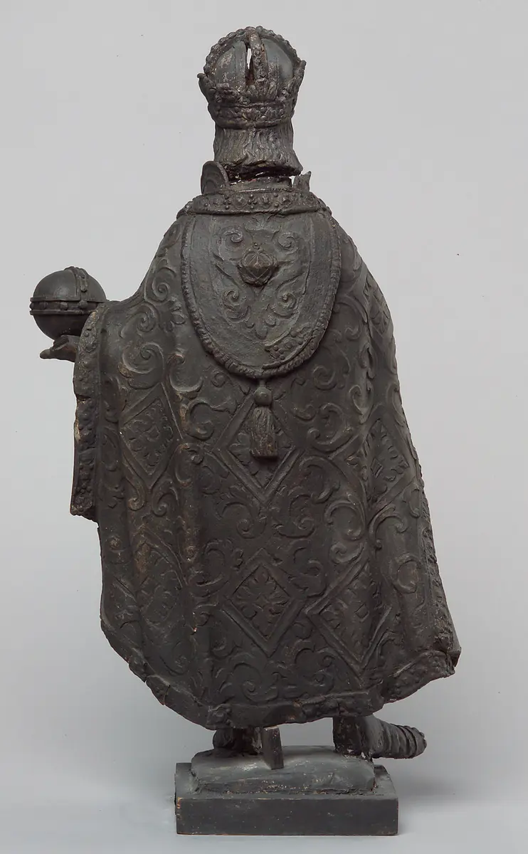 Kaiser Maximilian I., Statue, Statuette, Terracotta