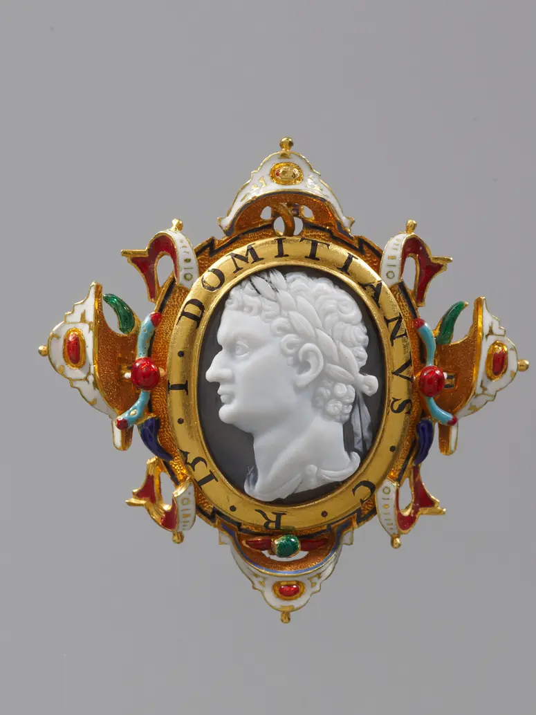 Domitian. Aus einer Serie von zwölf römischen Imperatoren
