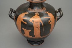 Athena beim Opfer