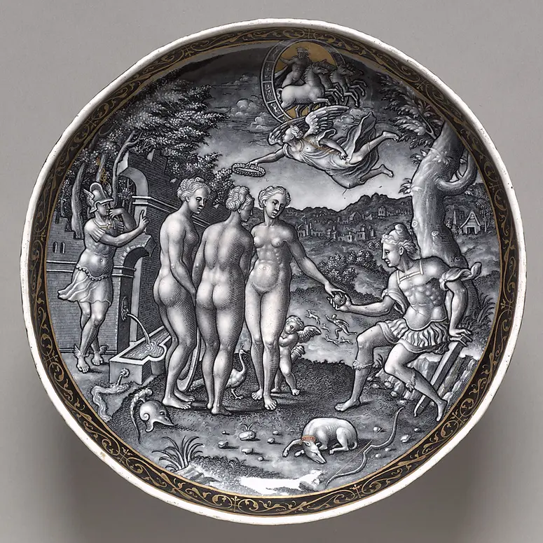Fruit Bowl with the Judgement of Paris