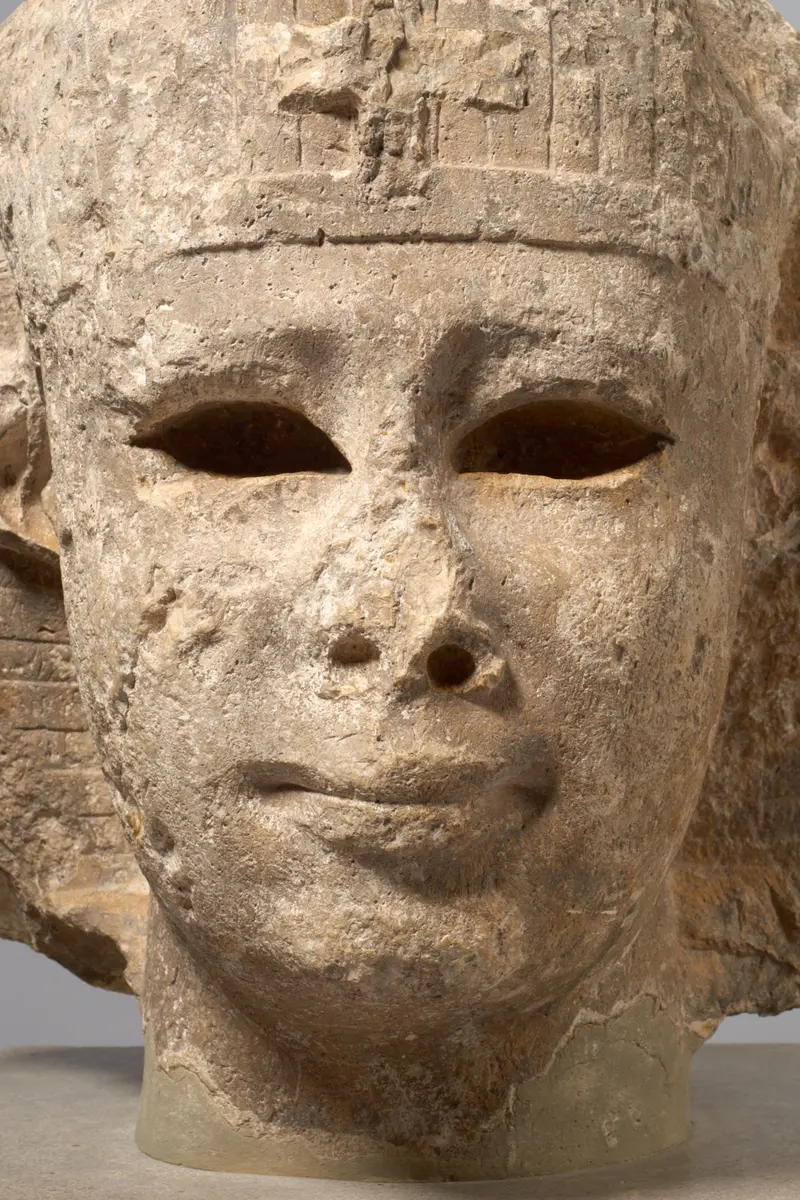 Colossal head from a royal statue 
