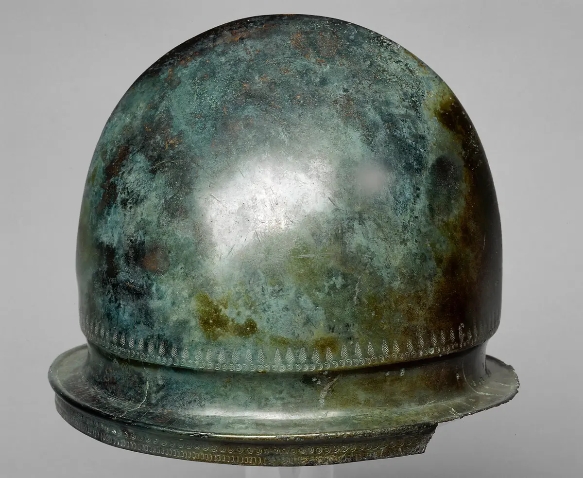 Negauer Helm mit Harigast-Inschrift