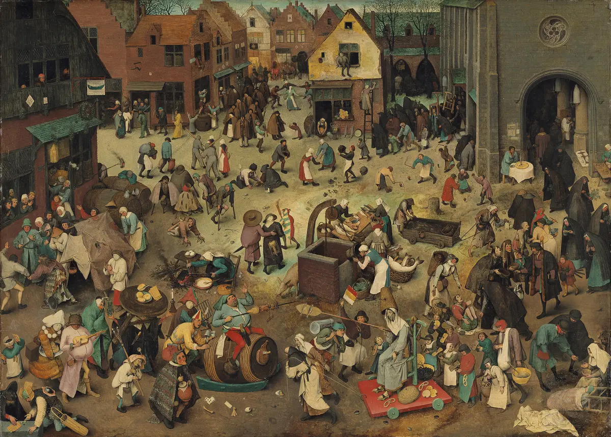 Kampf zwischen Fasching und Fasten