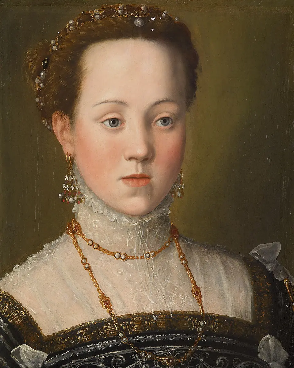 Erzherzogin Anna (1549-1580), Königin von Spanien, Brustbild