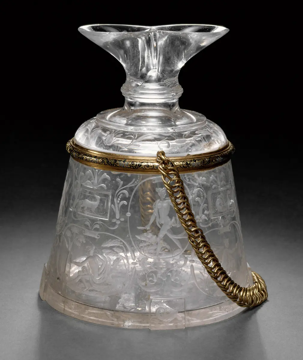 Flasche mit zwei Ausgüssen