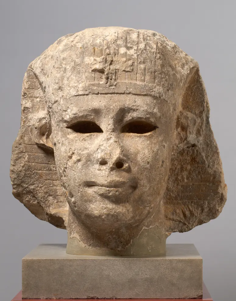 Colossal head from a royal statue