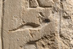 Relief mit Stiftungsformel, Wandteil