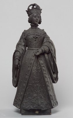 Isabella von Portugal, Statue, Statuette, Terracotta