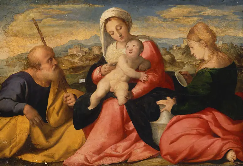 Maria mit Kind und den Heiligen Joseph und Magdalena
